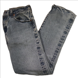 Levi's Light Blue 501 Straight Leg Jeans